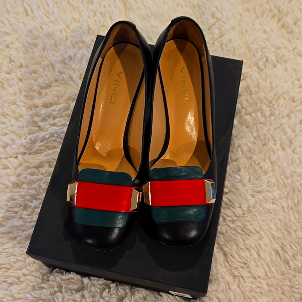 Vinci Italian Leather Heels